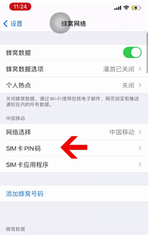 贡嘎苹果14维修网分享如何给iPhone14的SIM卡设置密码 