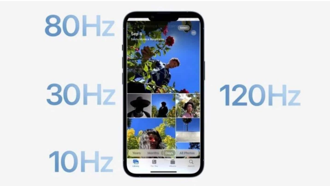 贡嘎苹果14维修分享iPhone 14有高刷吗 